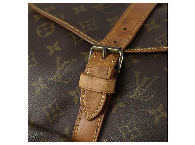 LOUIS VUITTON Borsa a Spalla Monogram Saumur 35 M42254 LV Auth ar13864 Monogramma - vista 21