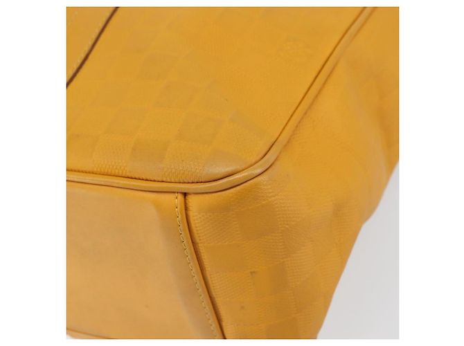 LOUIS VUITTON Borsa Damier Infini Neo Tadao 2way Gialla N41228 LV Auth 161769 Giallo - vista 10