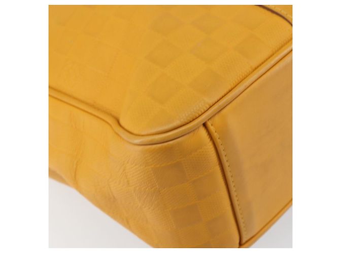 LOUIS VUITTON Borsa Damier Infini Neo Tadao 2way Gialla N41228 LV Auth 161769 Giallo - vista 15
