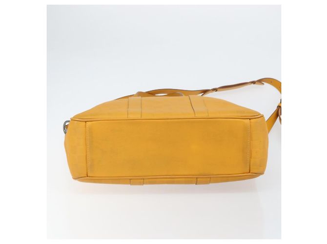 LOUIS VUITTON Borsa Damier Infini Neo Tadao 2way Gialla N41228 LV Auth 161769 Giallo - vista 5
