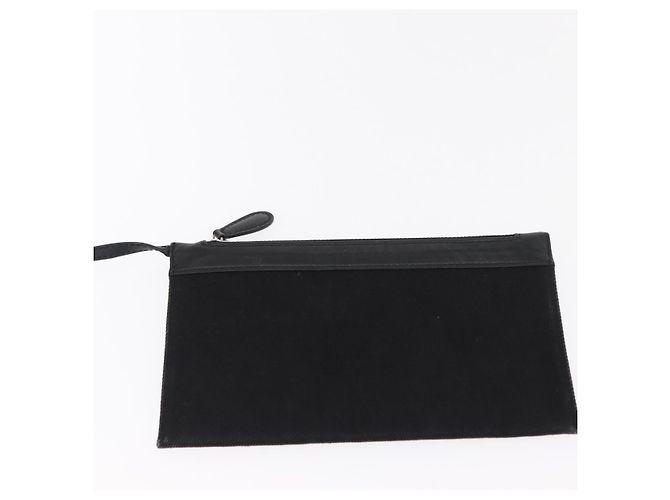 BALENCIAGA Navy Cabas S Hand Bag Canvas Black 339933 Auth hk3318 - view 19