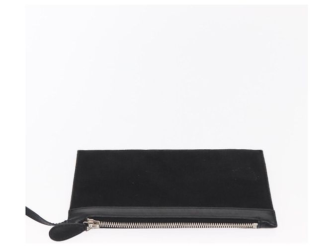 BALENCIAGA Navy Cabas S Hand Bag Canvas Black 339933 Auth hk3318 - view 20