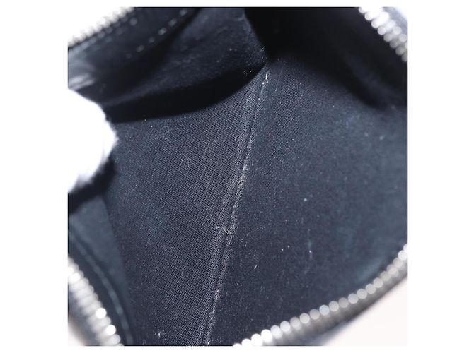 BALENCIAGA Navy Cabas S Hand Bag Canvas Black 339933 Auth hk3318 - view 21