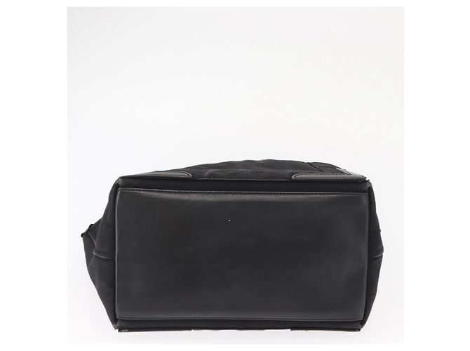 BALENCIAGA Navy Cabas S Hand Bag Canvas Black 339933 Auth hk3318 - view 6