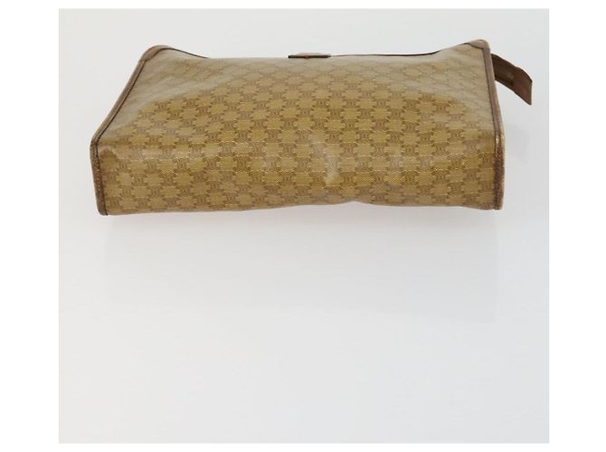 Céline Borsa in tela Macadam CELINE in pelle PVC e suede 3 pezzi beige arancione Auth ti3616 - vista 12