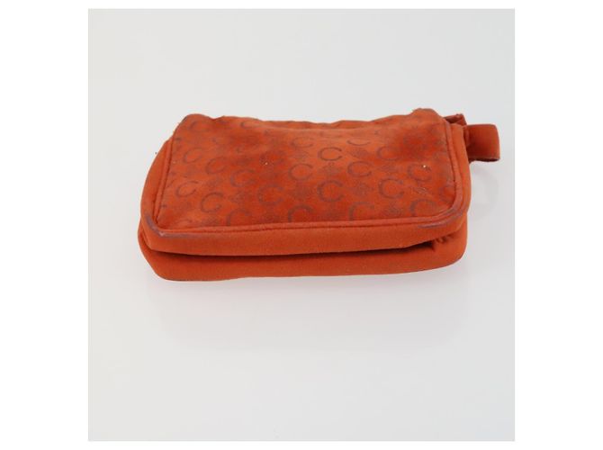 Céline Borsa in tela Macadam CELINE in pelle PVC e suede 3 pezzi beige arancione Auth ti3616 - vista 19