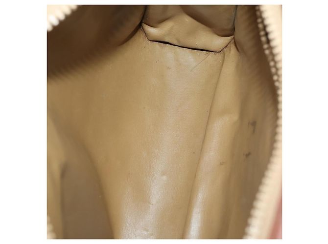 Céline Borsa in tela Macadam CELINE in pelle PVC e suede 3 pezzi beige arancione Auth ti3616 - vista 7