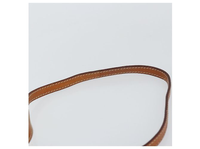 Céline Borsa a spalla circolare in tela Macadam CELINE in pelle PVC marrone oro Auth 161048 D'oro - vista 8