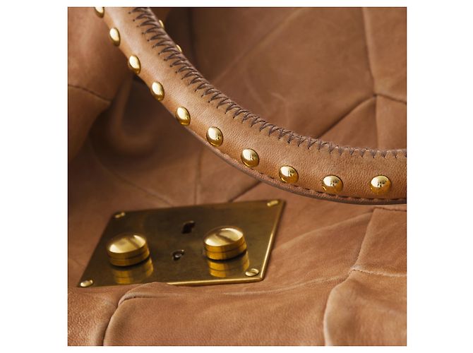 Borsa Hobo Matelassé Miu Miu Marrone - vista 6