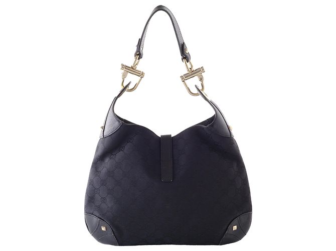 Borsa Hobo Gucci Jackie Nero - vista 3