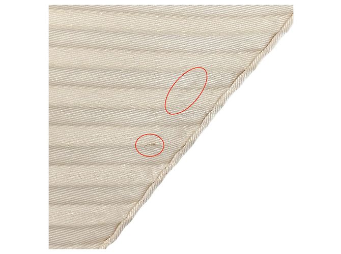 Silk In Bufanda plisada CRONLAND de Hermès Multicolor Beige - vista 10