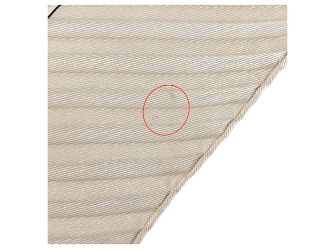 Silk In Bufanda plisada CRONLAND de Hermès Multicolor Beige - vista 9