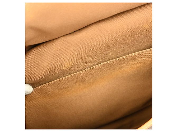 Borsa Saumur Louis Vuitton in tela Monogram 35 Marrone - vista 3