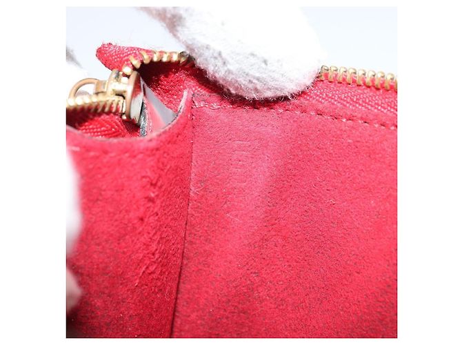 Pochette Accessoires in pelle Epi Louis Vuitton Rosso - vista 7