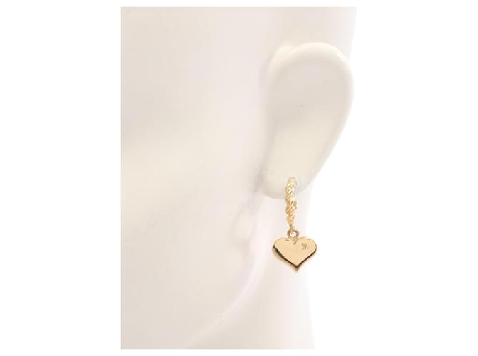 Orecchini Sweet Monogram Louis Vuitton Rosa Blu D'oro - vista 4