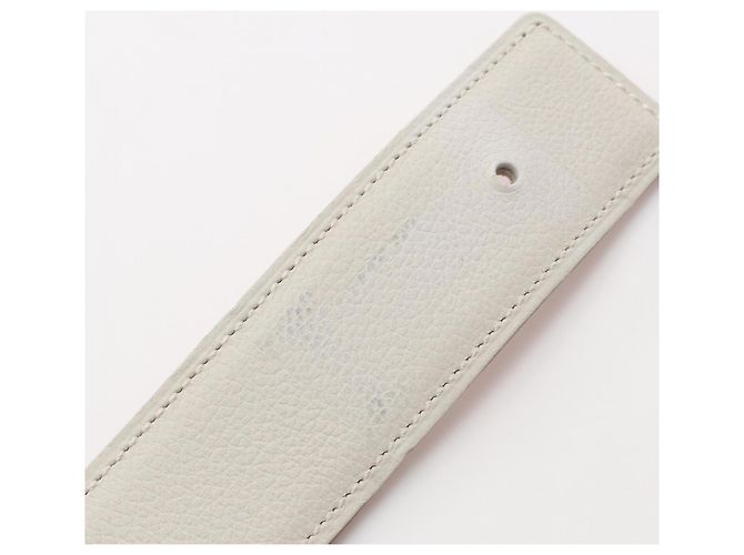 Constance H Gürtel von Hermès Braun Weiß - Ansicht 10