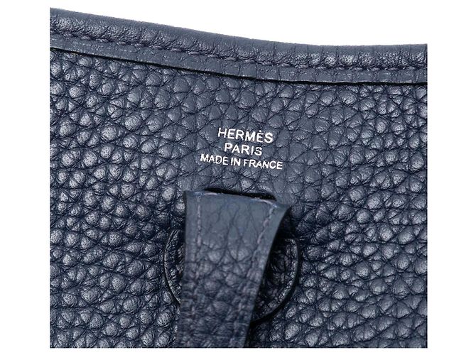 Hermès Evelyne TPM – Pelle Clemence Bleu Nuit (2018) Blu - vista 5