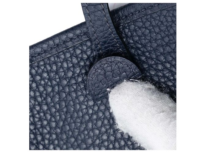 Hermès Evelyne TPM – Pelle Clemence Bleu Nuit (2018) Blu - vista 6