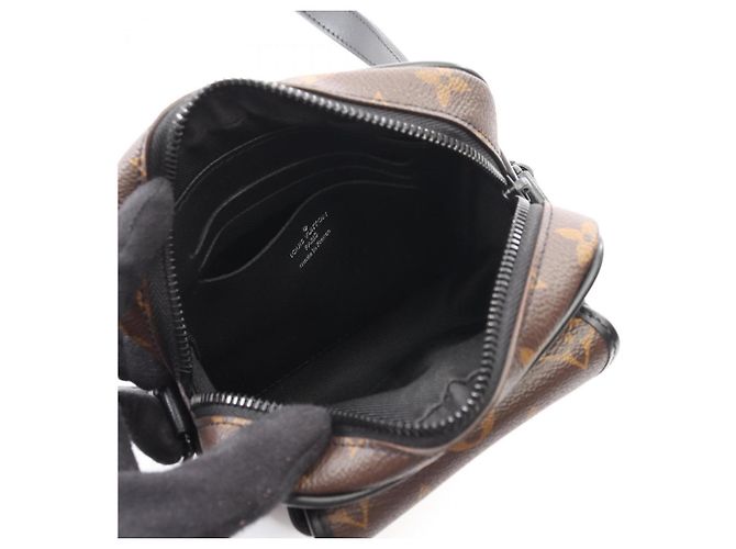 Louis Vuitton Christopher Wearable Wallet Shoulder Bag Brown Black - view 3