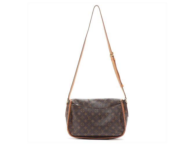 Borsa Louis Vuitton Menilmontant in tela Monogram MM Marrone - vista 2