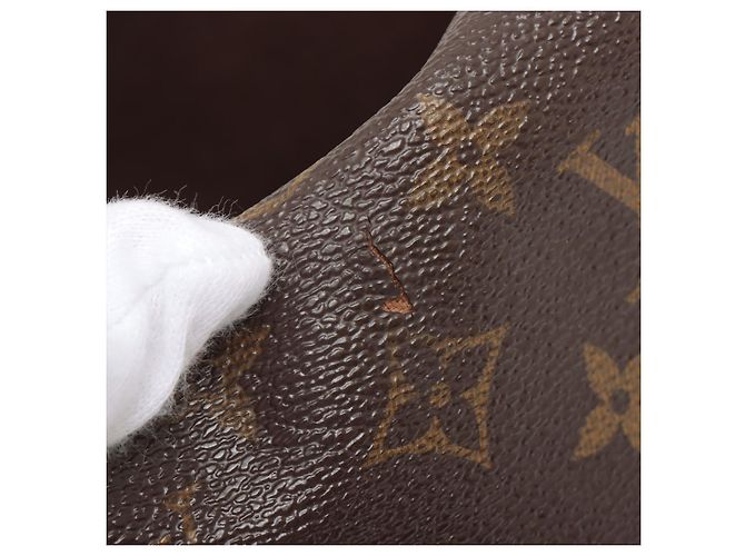 Borsa Louis Vuitton Menilmontant in tela Monogram MM Marrone - vista 4