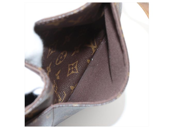 Borsa Louis Vuitton Menilmontant in tela Monogram MM Marrone - vista 5