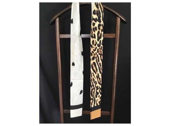 Sciarpa Burberry con stampa leopardata e dalmata Multicolore - vista 4