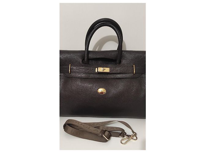 Superbo grande borsa Pyla Mac Douglas XXL marrone scuro in eccellenti condizioni - vista 6