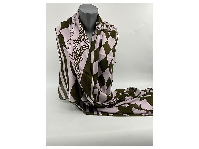 Sciarpa di lusso MCM – miscela di modal e cashmere Multicolore - vista 12