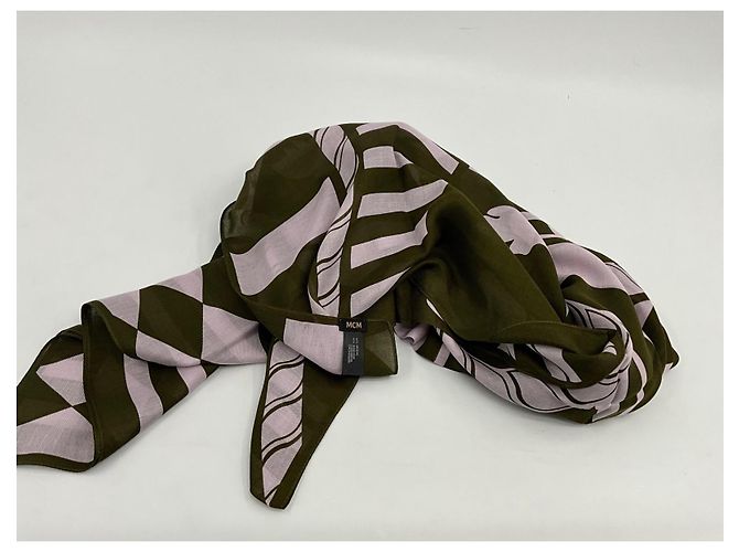 Sciarpa di lusso MCM – miscela di modal e cashmere Multicolore - vista 13