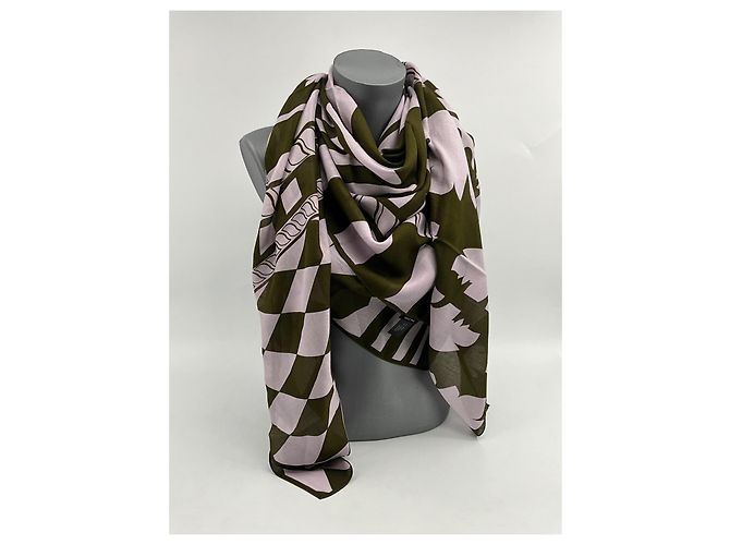Sciarpa di lusso MCM – miscela di modal e cashmere Multicolore - vista 17