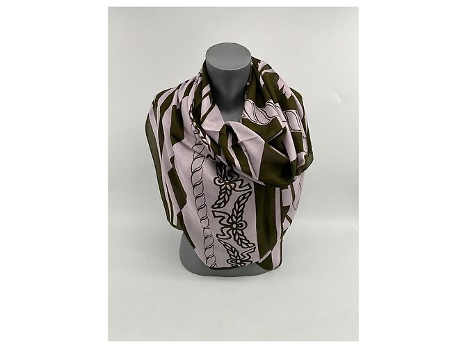 Sciarpa di lusso MCM – miscela di modal e cashmere Multicolore - vista 9