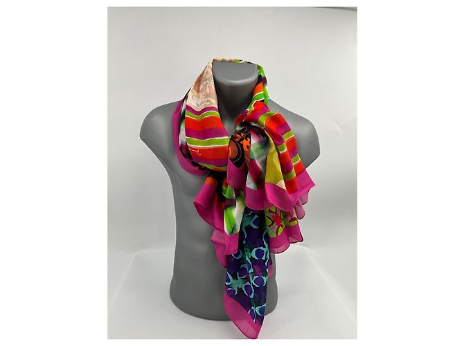 Dsquared2 Écharpe Dsquared - design de patchwork abstrait Multicolore - vue 15