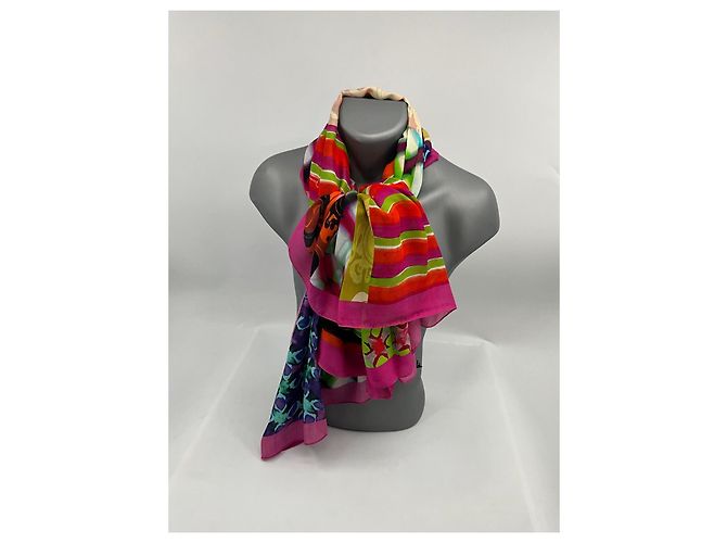 Dsquared2 Écharpe Dsquared - design de patchwork abstrait Multicolore - vue 16