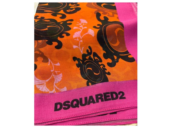 Dsquared2 Écharpe Dsquared - design de patchwork abstrait Multicolore - vue 2
