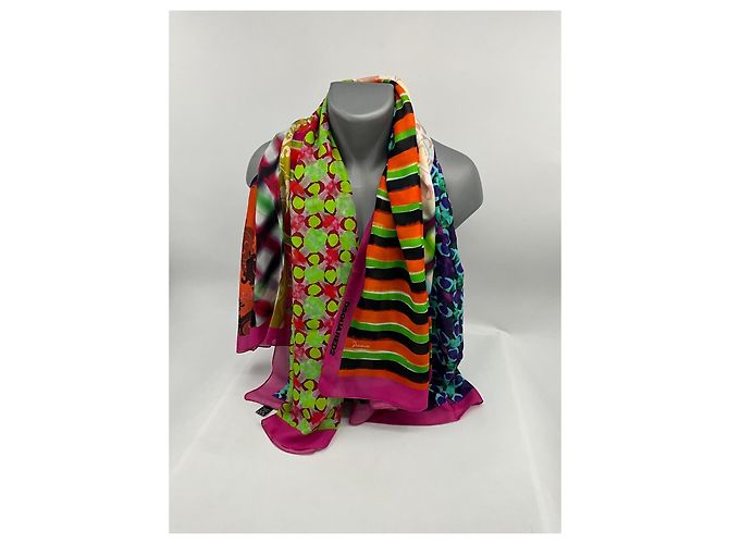 Dsquared2 Écharpe Dsquared - design de patchwork abstrait Multicolore - vue 8