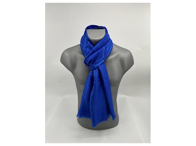Sciarpa di lusso Chopard – mix di seta e cashmere – blu reale Multicolore - vista 12