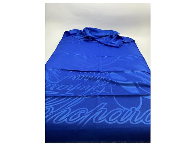 Sciarpa di lusso Chopard – mix di seta e cashmere – blu reale Multicolore - vista 13