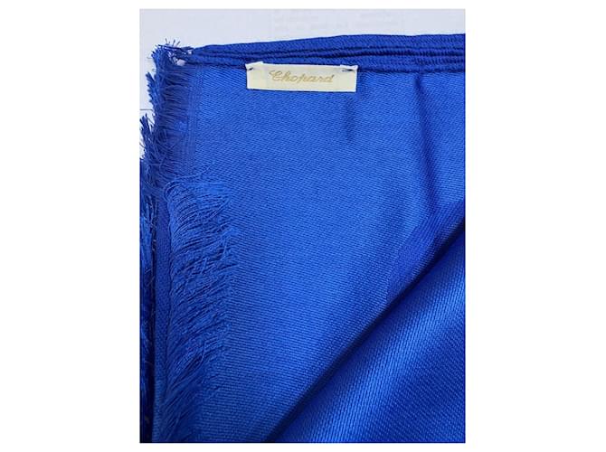 Sciarpa di lusso Chopard – mix di seta e cashmere – blu reale Multicolore - vista 2