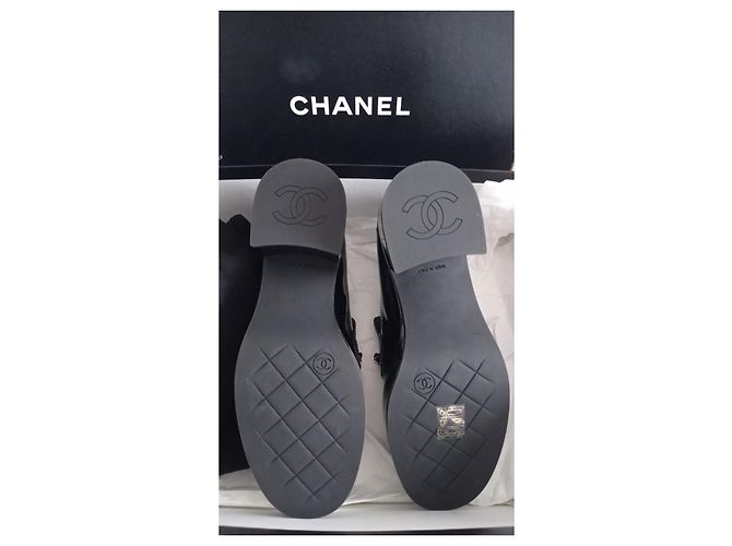 Mocassini con Zeppa Chanel Nero - vista 5