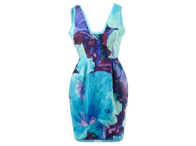 Abito Midi Blumarine Porpora - vista 3