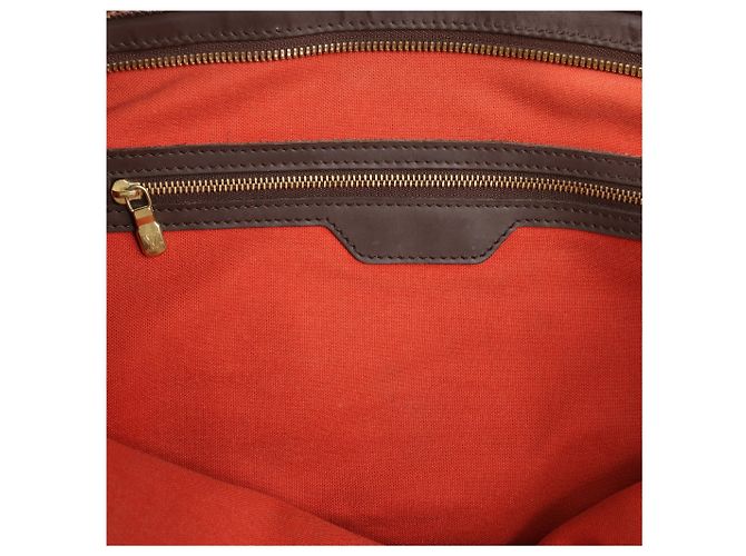 Borsa a Spalla Louis Vuitton Chelsea Damier Ebene in Marrone N51119 Rosso - vista 12