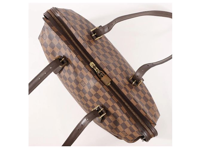 Borsa a Spalla Louis Vuitton Chelsea Damier Ebene in Marrone N51119 Rosso - vista 4