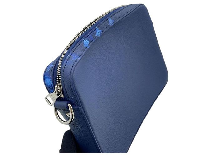 Louis Vuitton – Trio Messenger Monogram Ink Watercolor Blu - vista 5