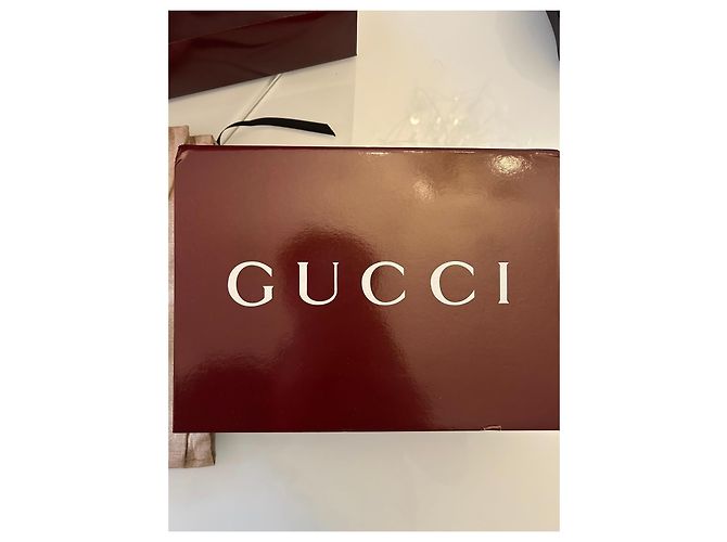 Cappellino Gucci GG Supreme Marrone in Tela e Pelle Beige - vista 21