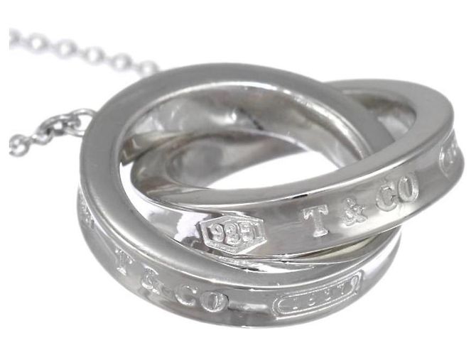 Autre Marque Collana Tiffany & Co. Argento 925 con doppio cerchio - vista 2