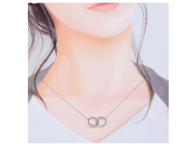 Autre Marque Collana Tiffany & Co. Argento 925 con doppio cerchio - vista 5