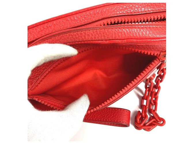 Pochette Volga Rossa in Monogram Empreinte di Louis Vuitton Rosso - vista 15