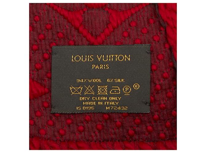 Sciarpa Logomania Louis Vuitton Rosso - vista 3