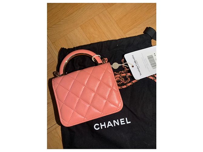 Borsa Chanel Mini Trendy CC Rosa - vista 2